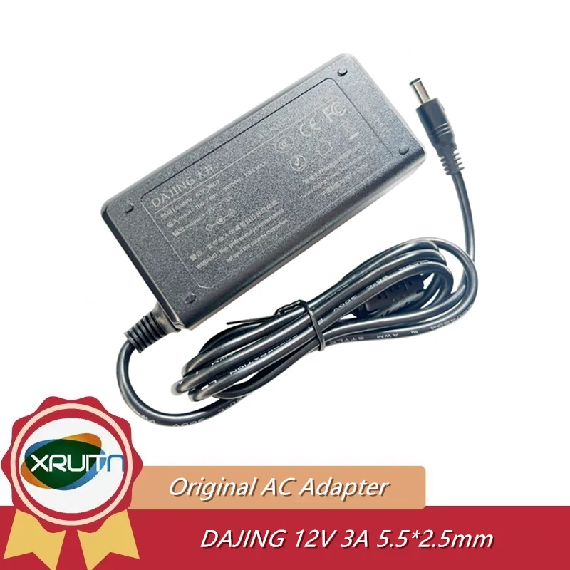 

Оригинальное зарядное устройство переменного тока DAJING 12 В 3 А DJ-120300-SA DJ-120330-SA DJ-U36S-12 ADP-36C2 DJ-U48S-1203 Блок питания