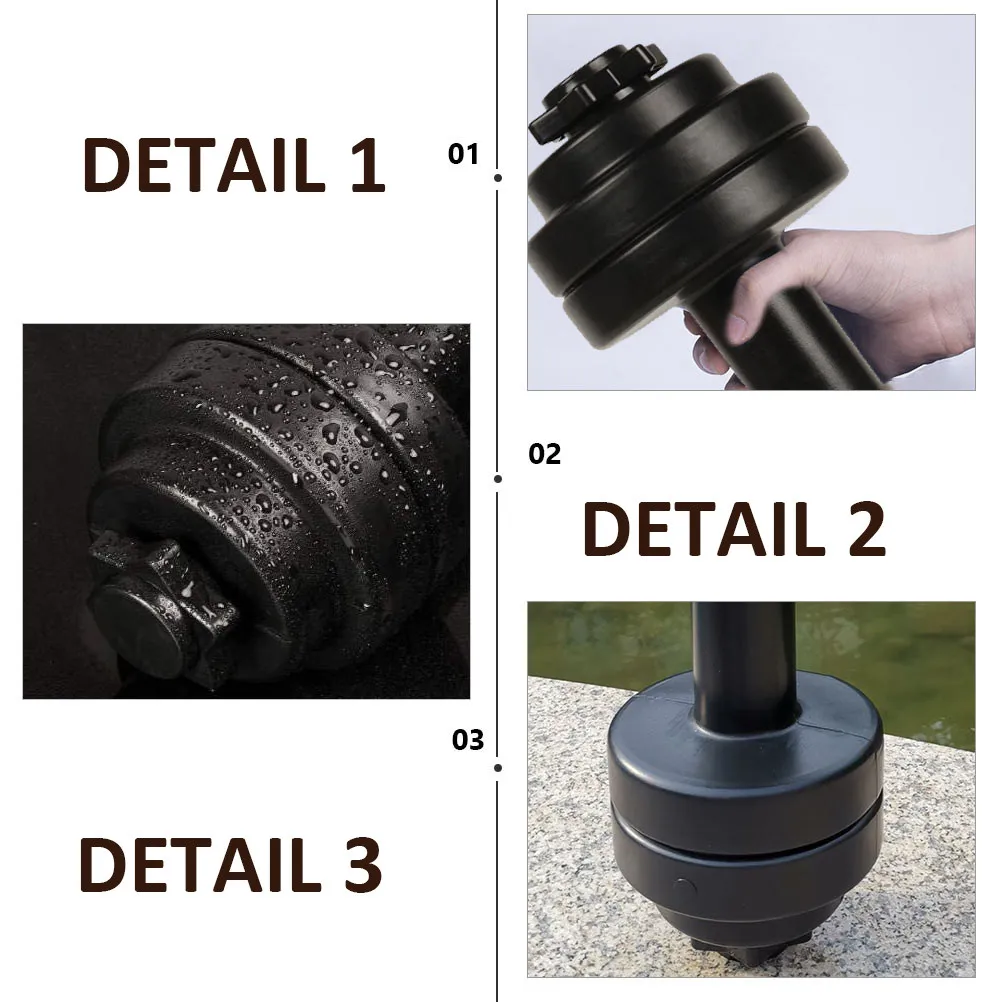 2Pcs Leakproof Dumbbell Shaped Sports Water Bottle Fitness Hand Weights Water Filled Workout Kettles Adjustable Portable