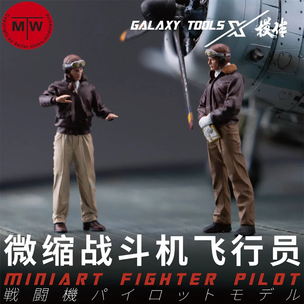 

Galaxy 1/48 Scale F48017 WWII US Navy Fighter Pilot Resin Figure Scene DIY Unpainted Model Kit