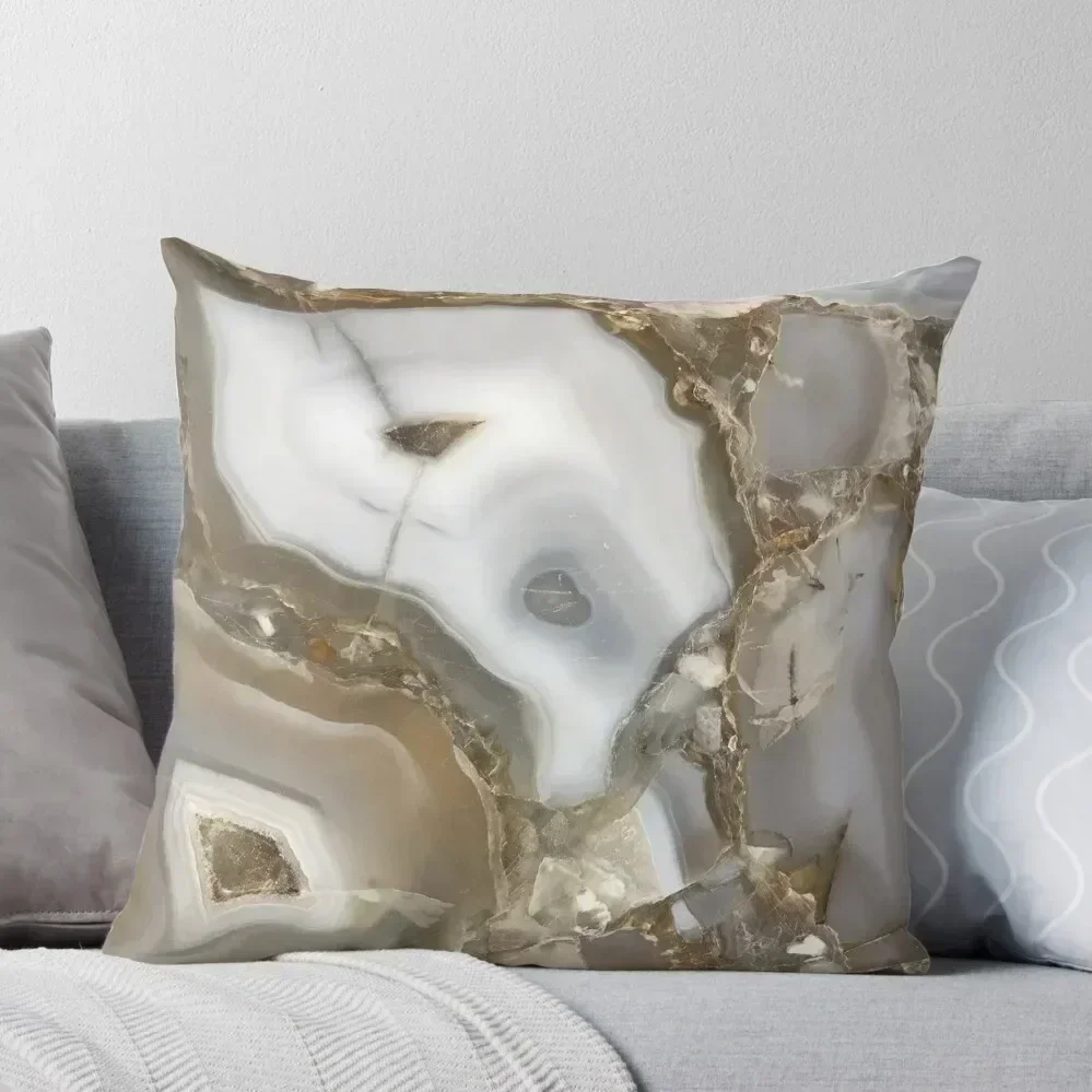 

Agate Geode Compilation Throw Pillow Anime Sofa Decorative Covers pillow