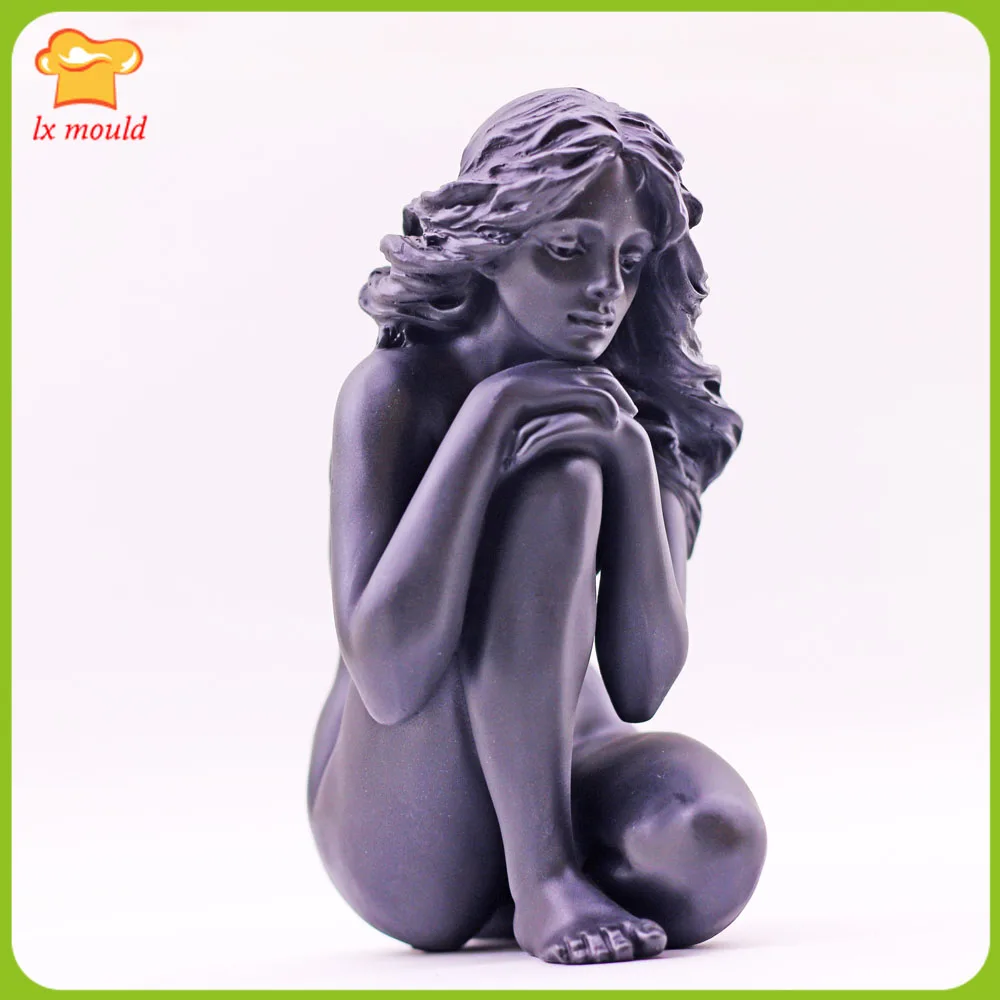 Nordic 3D Women's Body Silicone Mold for DIY Art Candle Soap Craft Home Decor Trinket Epoxy Reusable Mould