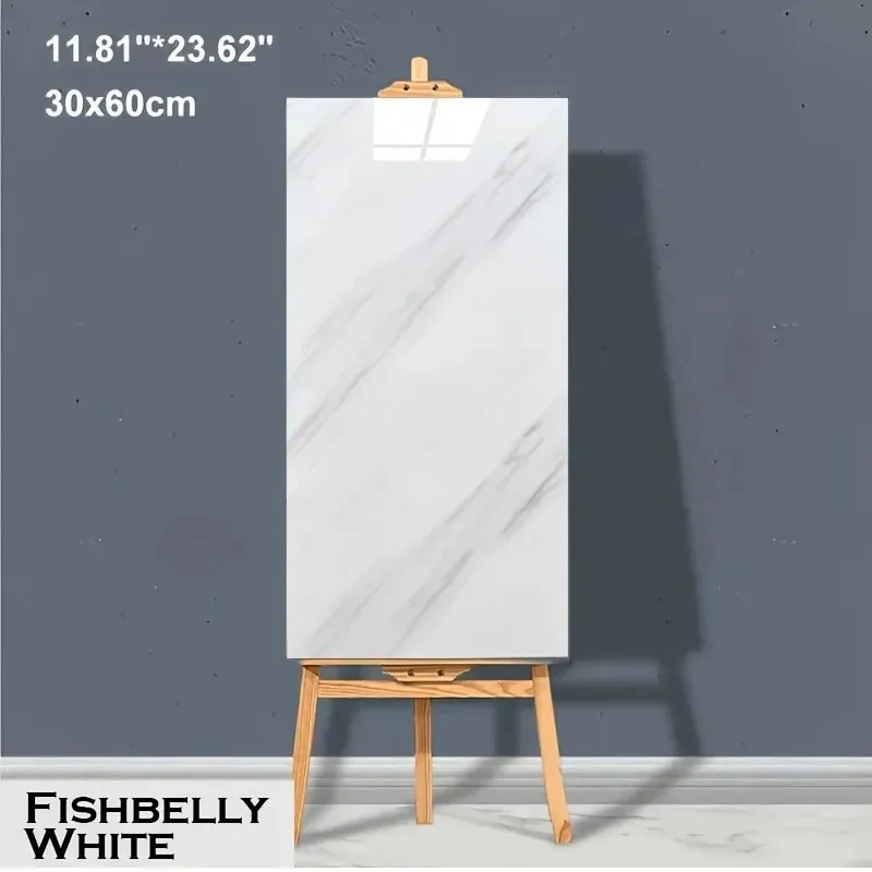 10-20 Stuks 30X60 Cm Zelfklevende Marmeren Pvc Vloertegels Waterdichte Peel Stick Muursticker keuken Badkamer Verwijderbare Home Decor ﻿