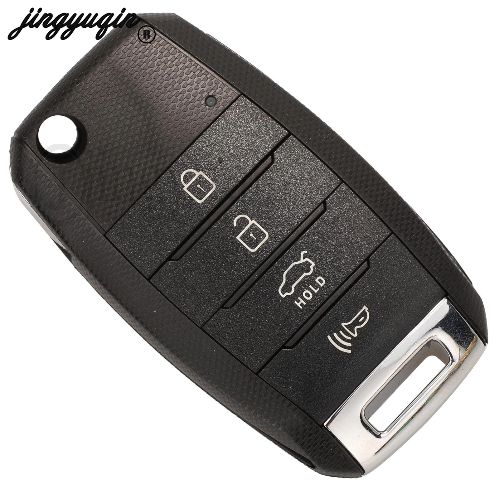 jingyuqin 4 Buttons B19-4 KD Universal Folding Car Remote Key B-Series For Kia KD900/MINI KD/URG200 Key Machine Fob Replacement