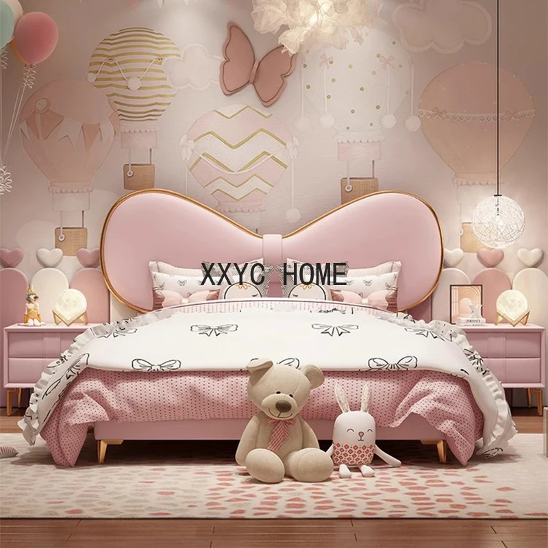 Girl Children Beds Princess Modern Trundle Loft Children Beds Princess Trundle Camas Infantiles Baby Crib Bed Furniture BL50CB