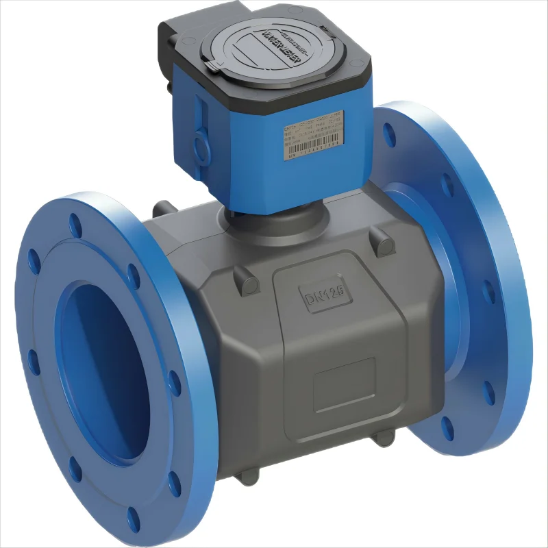 HTW-2 قطر كبير DN50-DN500 PN10/PN16 عداد المياه بالموجات فوق الصوتية مزدوج القناة