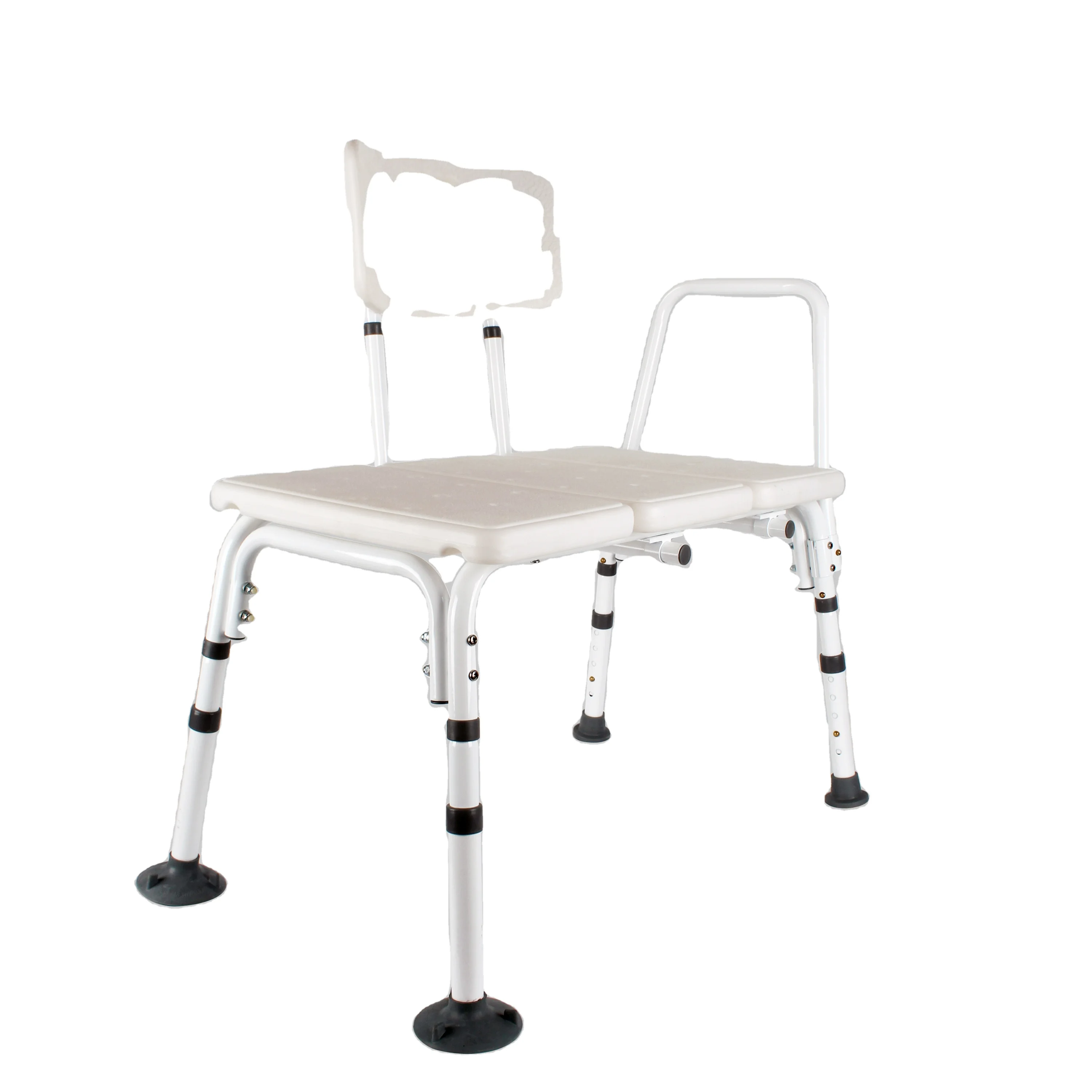 

Wholesale Health Care Supplies Adjustable Aluminum Safety Bath Chair Bathroom Shower Assisting Arm Chairs For Elderly