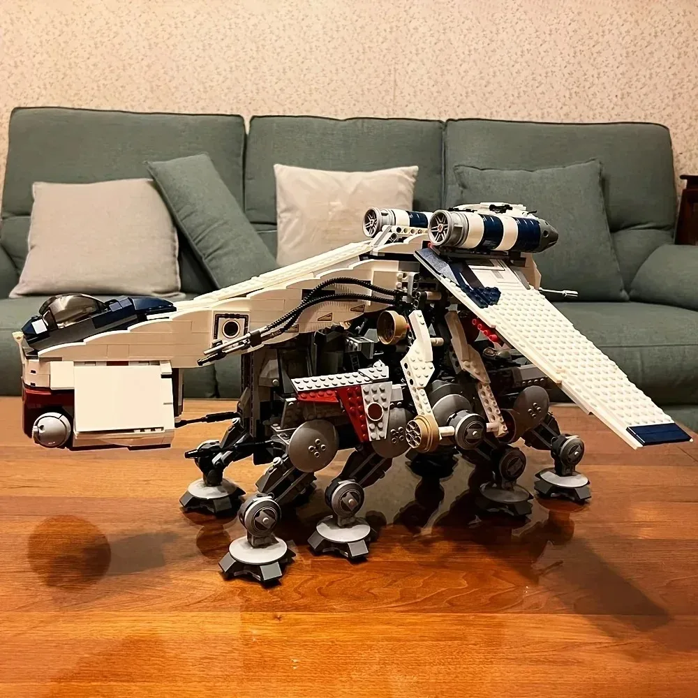 2025 New 1758PCS Republic Airdrop Block Set Compatible with AT-0T Pedestrian 10195 and 05053 Children's Toys Birthday Gifts