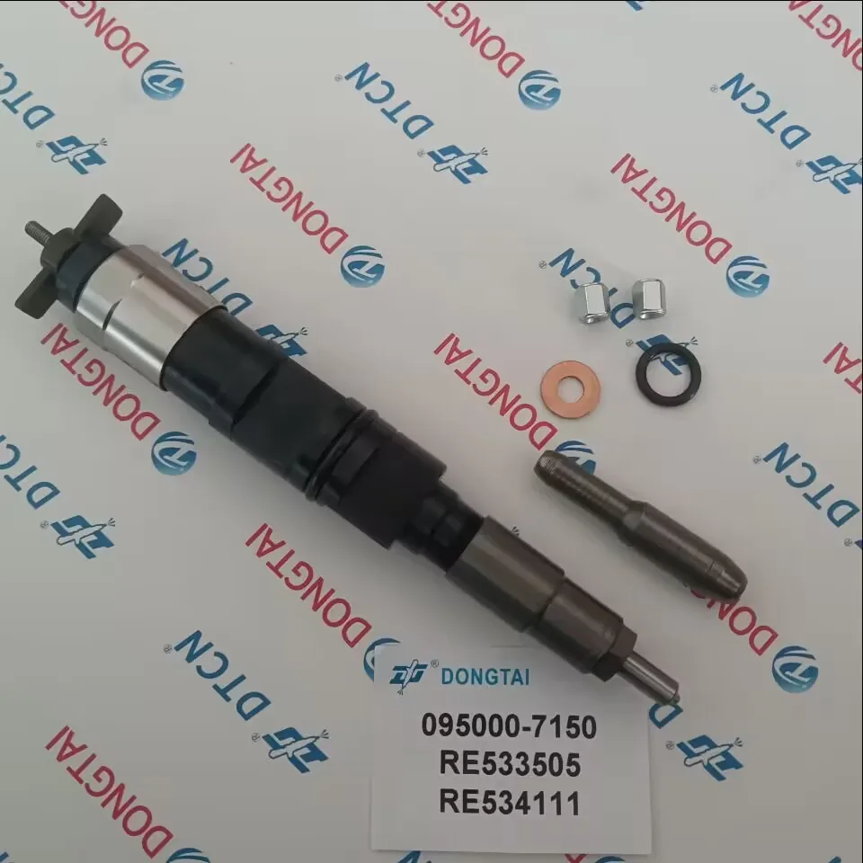 Common Rail Injector 095000-7150 RE533505 RE534111 For John Deere 6.8L Diesel Engine