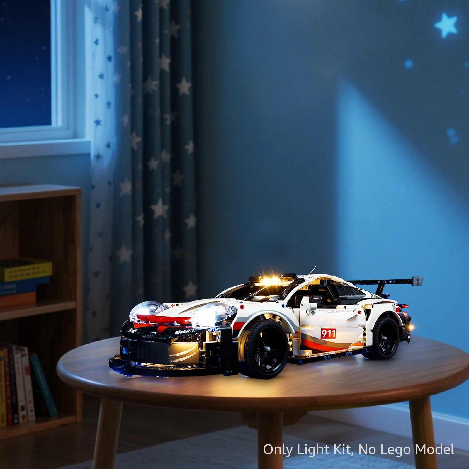 

LED Lighting Set Suitable for LEGO Porsche 911 RSR 42096 Building Blocks