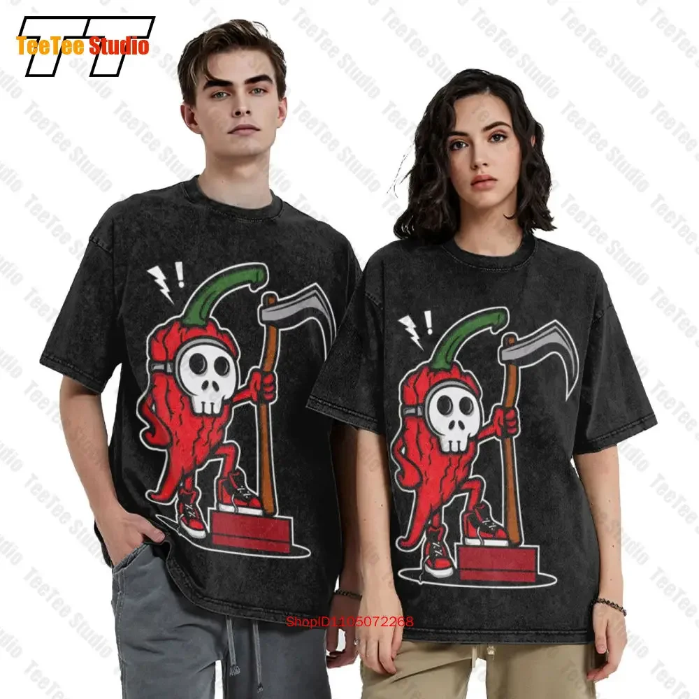 Red Hot Music Rock Band Chilli Pepper Adult Vintage Oversized T-Shirt D7X5