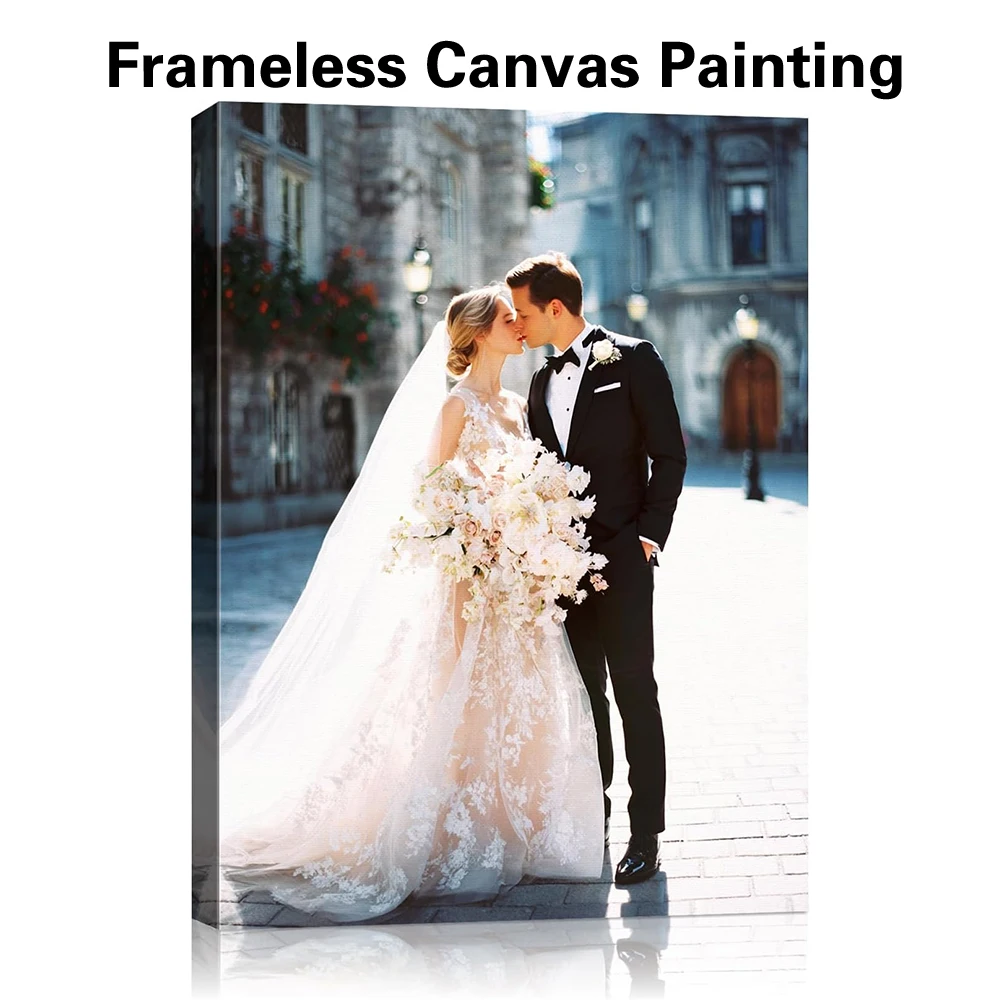 1pc Frameless Personalize Custom Photo marry Wall Art Canvas Painting Nordic Posters And Prints Paintings For Living Room