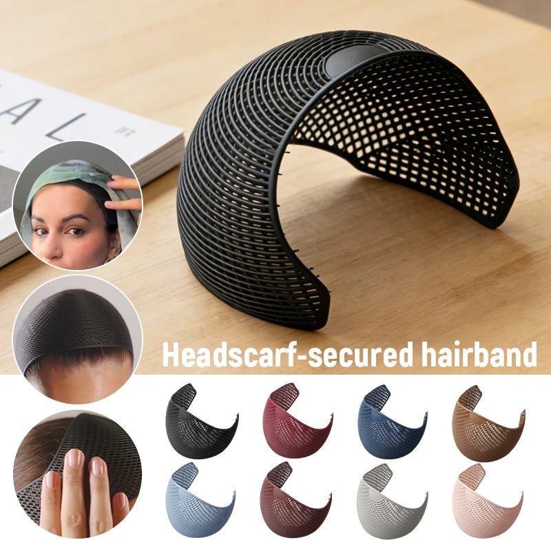 

New Headband for Fixing Headscarf Widened Windproof Design Headscarf Hairband Portable Multifunctional Nylon Headscarf Holder