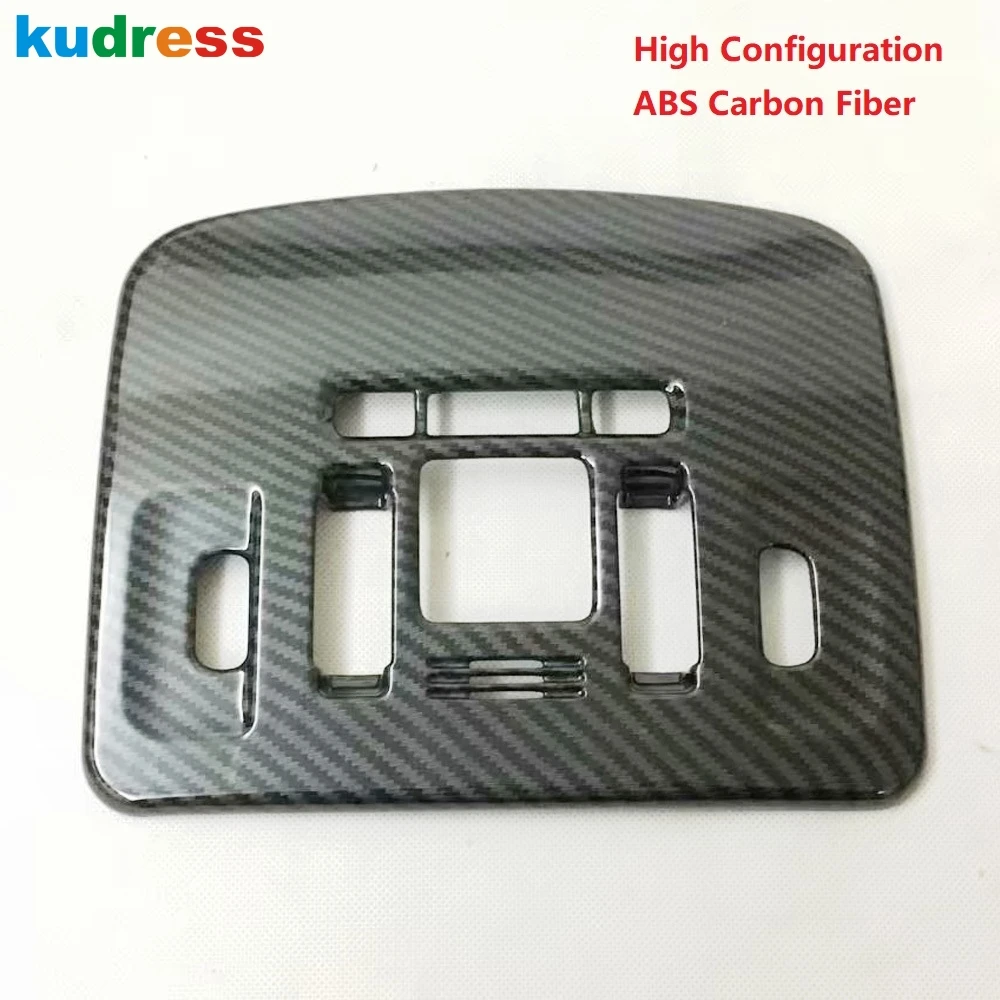 For Toyota Camry 70 2018 2019 2020 Carbon Fiber Car Front Rear Roof Reading Light Lamp Cover Trim Inteiror Molding Accessories