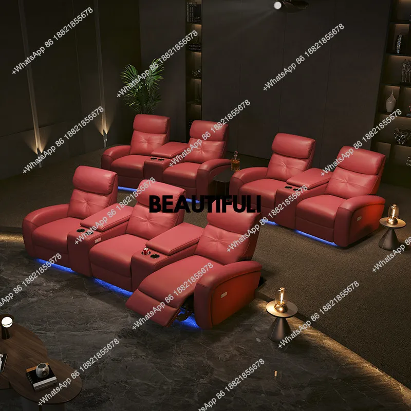 Window of Vision Private Home Theater Sofa Villa Basement Movie Room Film and Television Hall Seat