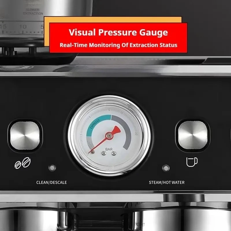 Double Boiler Semi-Automatic Coffee Maker