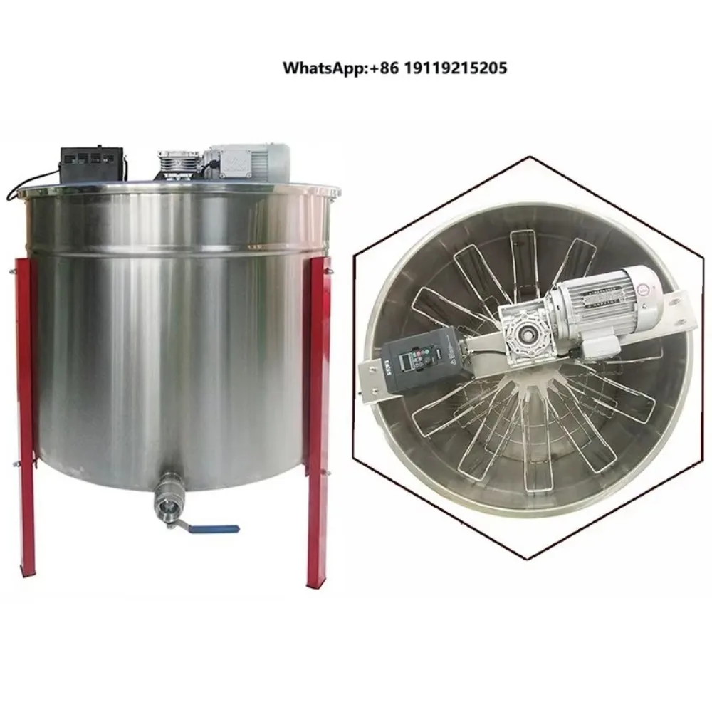 New Automatic 12-Frame Stainless Steel Electric Honey Extractor - Professional Beekeeping Honey Processing Equipment