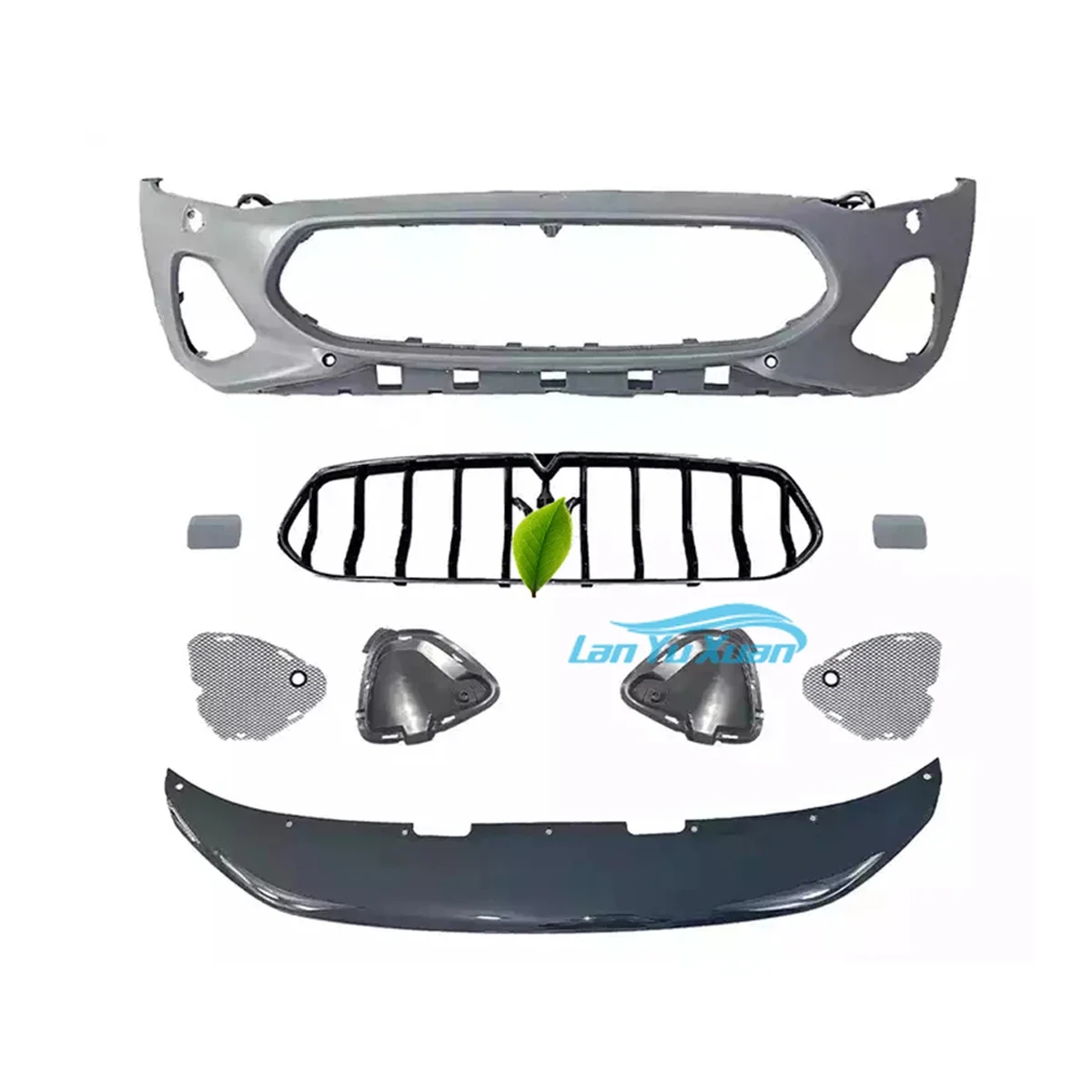 Auto Accessories Body Kits Front Bumper For Maserati Gran Turismo GT Upgrade ZEDA Front Bumper Grille