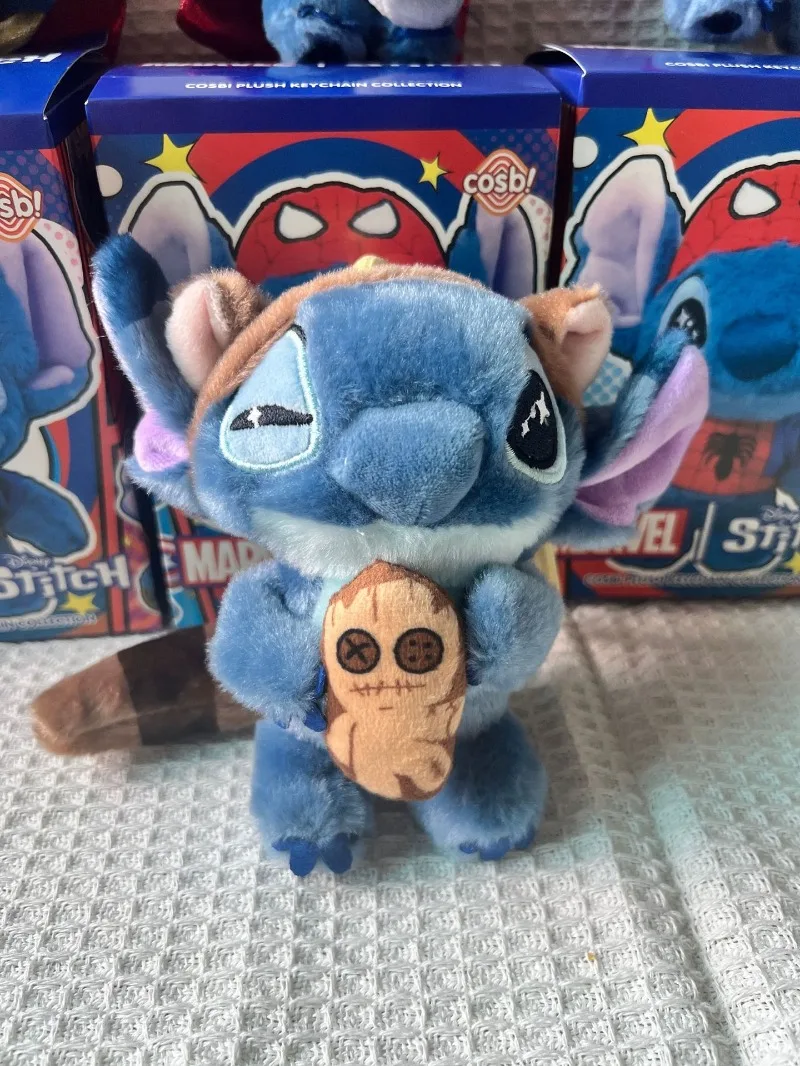 2025 Hot Toy Stitch Cosbi Pluszowy Brelok Kolekcjonerski Blind Box Thor Iron Man Spider-Man Figurki Zabawki Prezent Niespodzianka dla Dzieci na Boże Narodzenie