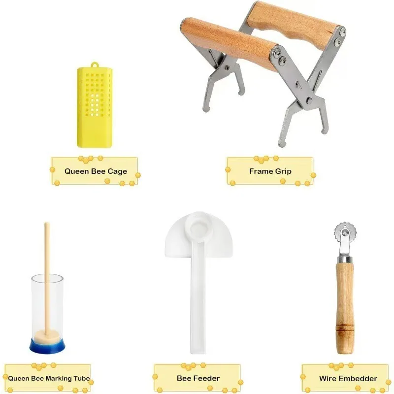 Complete Beekeeping Tool Kit 27 Piece Set Honey Bee Hive Equipment Supplies bee