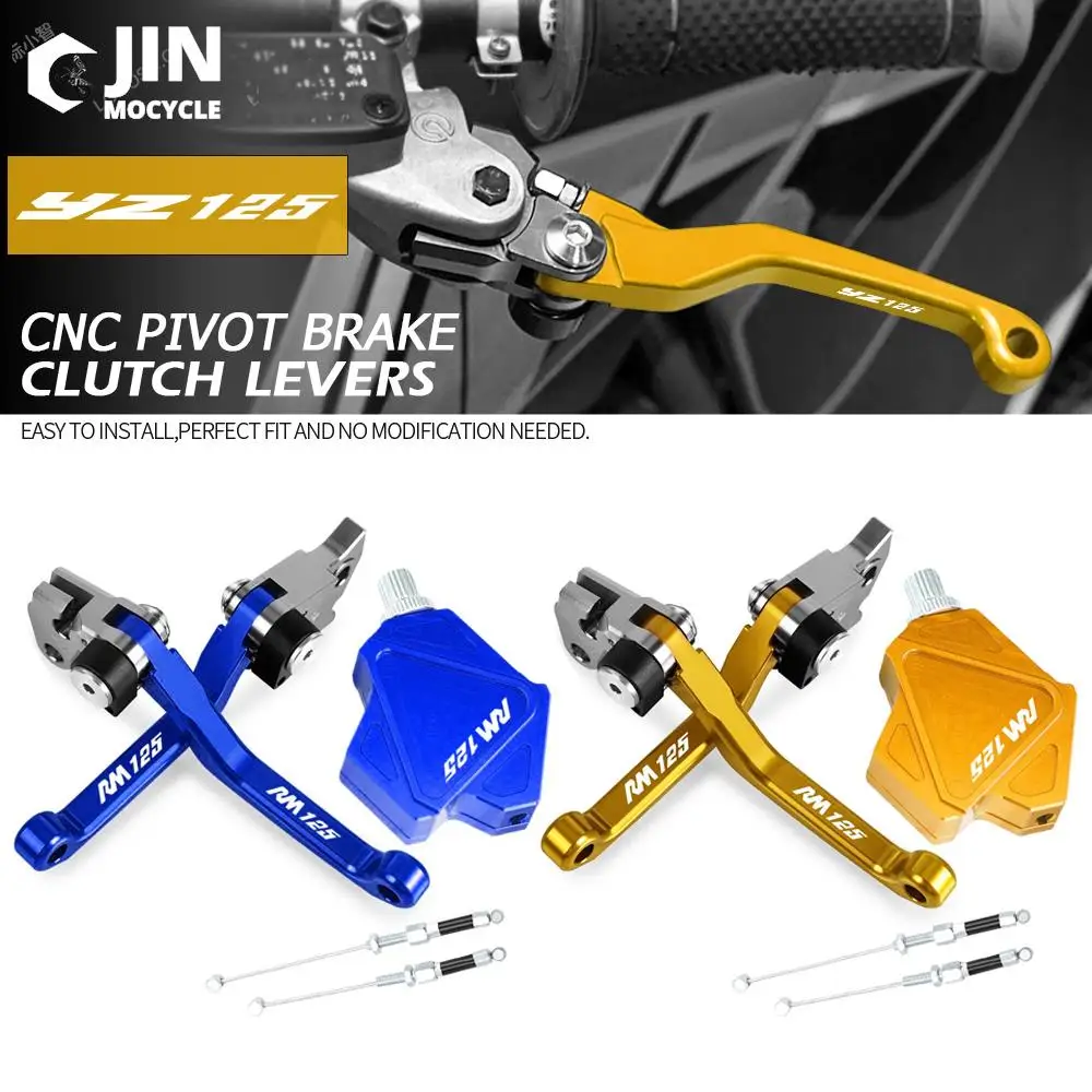 

For SUZUKI RM125 RM 125 2009 Motorcross Accessories CNC Stunt Clutch Lever Easy Pull Cable System Brake Clutch Levers