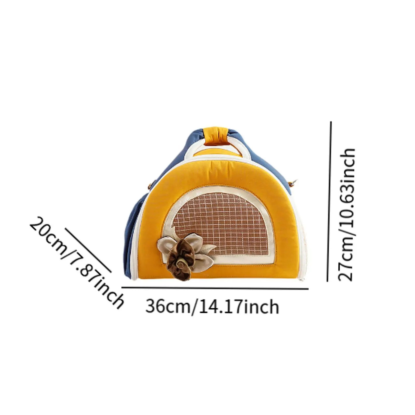 Bolsa de viagem para animais pequenos Bolsa portátil para animais de estimação pequeno para ouriço hamster pássaro