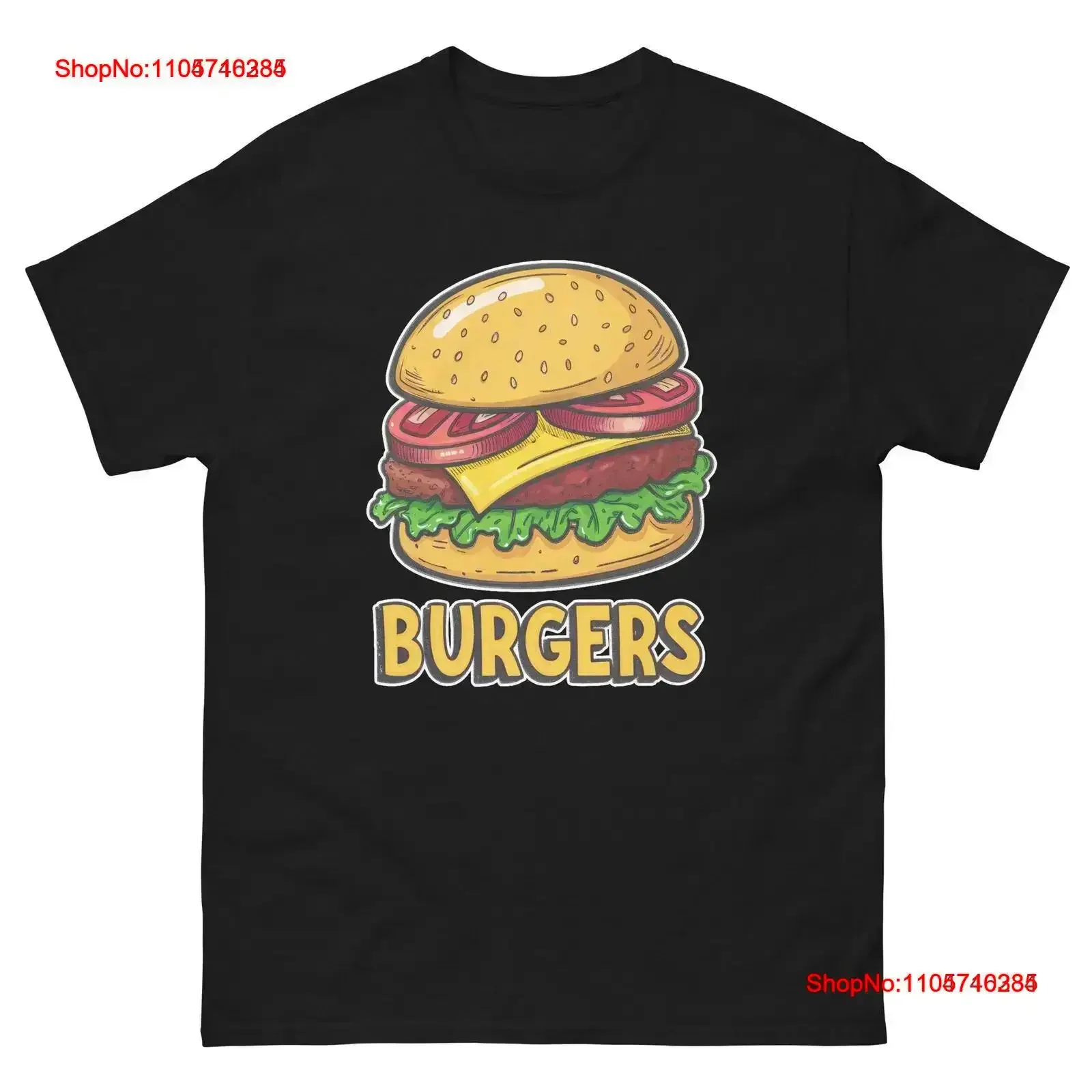 Burgers Party Supplies Items Birthday Event T Shirt vintage Washed Casual streetwear graphic fashion Breathable Comfortable