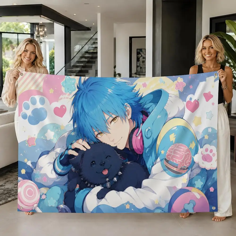 Game DRAMAtical Murder Flags flag For Room Dorm Camping Picnic Art Style Garage Bar wall Decoration Banner