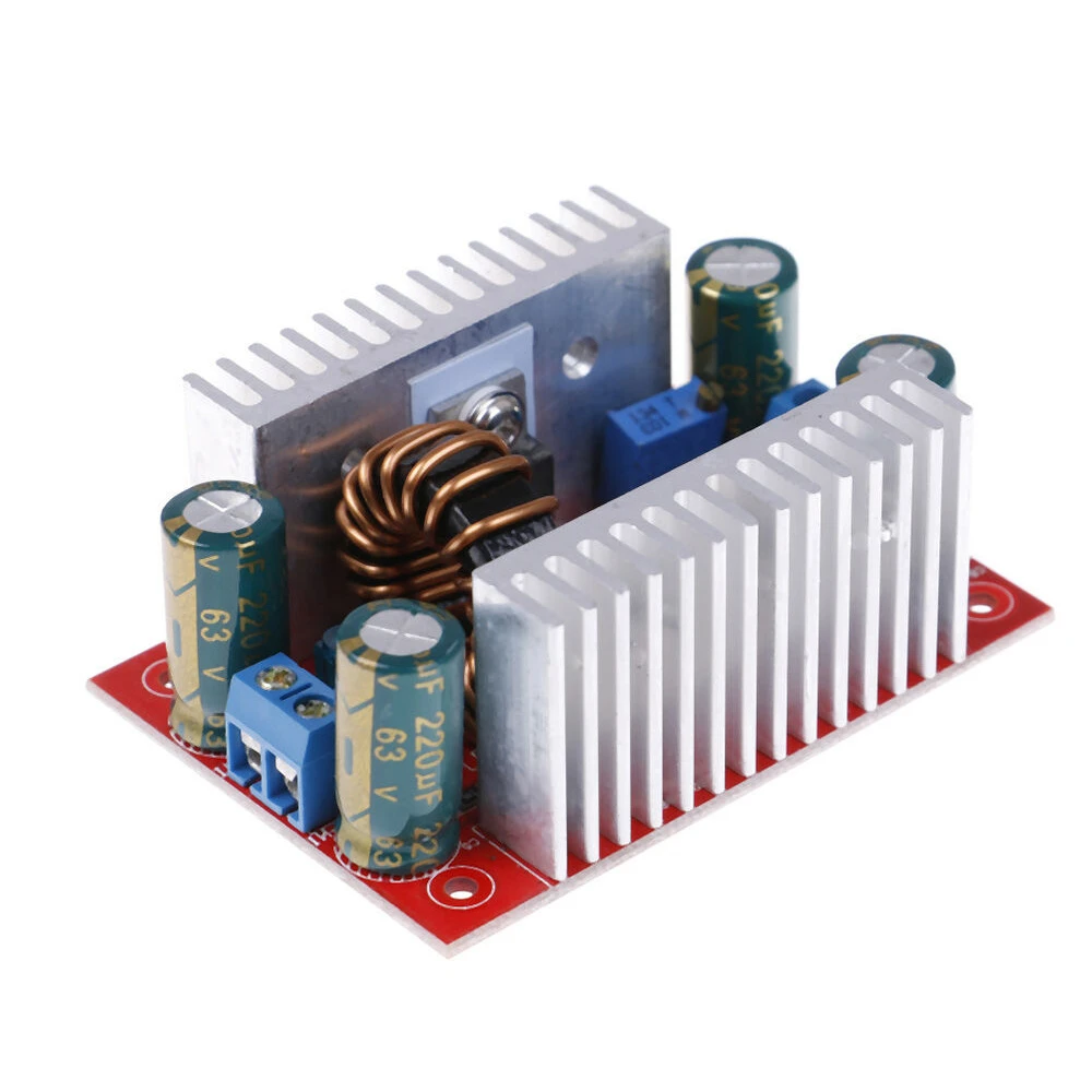 400W 15A DC-DC Boost Converter Step-Up Power Supply Module Adjustable 8.5-50V To 10-60V Voltage Regulators LED Driver