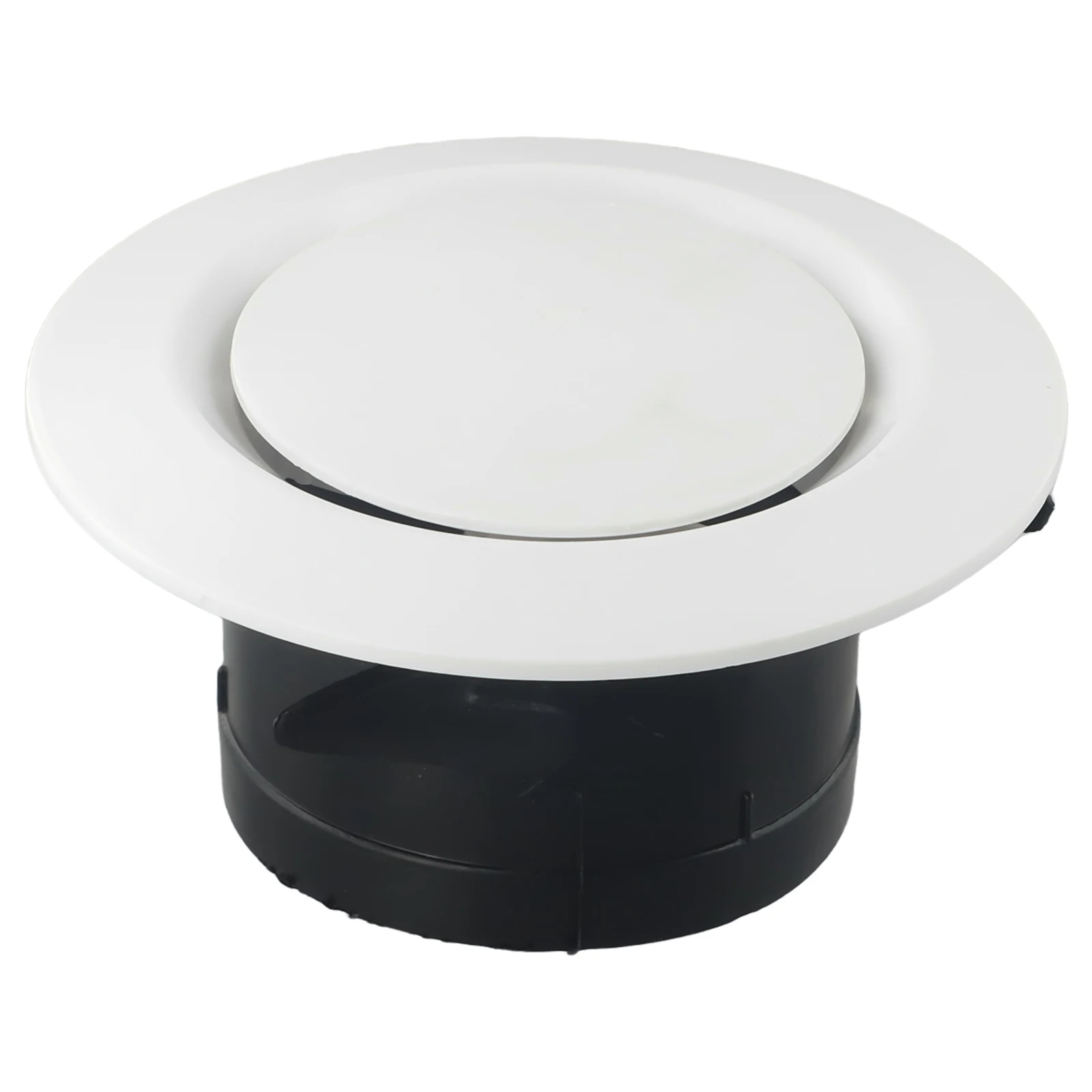 천장 공기 공급 장치 장착 에어 벤트 그릴 커버 디퓨저, ABS 송풍구 조절 가능, 75mm, 100mm, 125mm, 150mm, 200mm