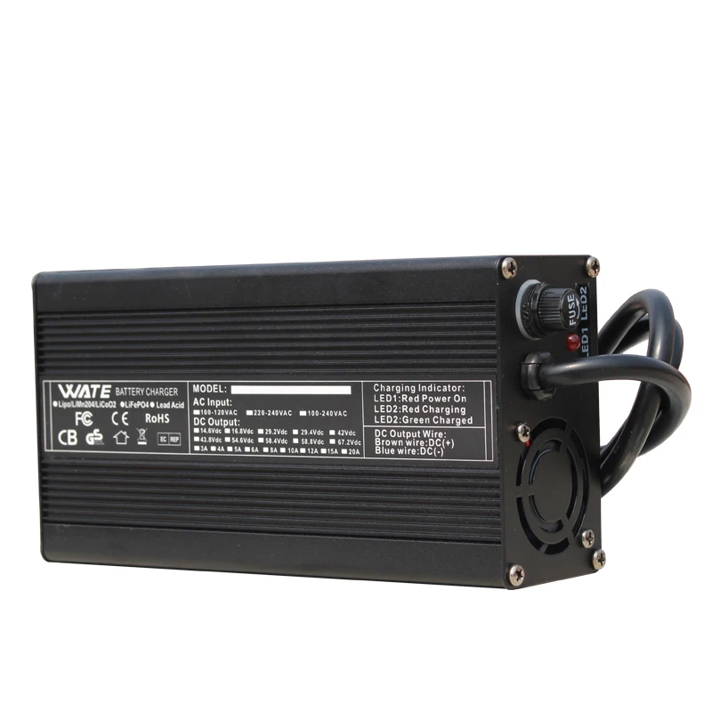 16.8V 15A High power Fully Automatic Wide voltage Li-ion Charger Truck Car Battery Charge