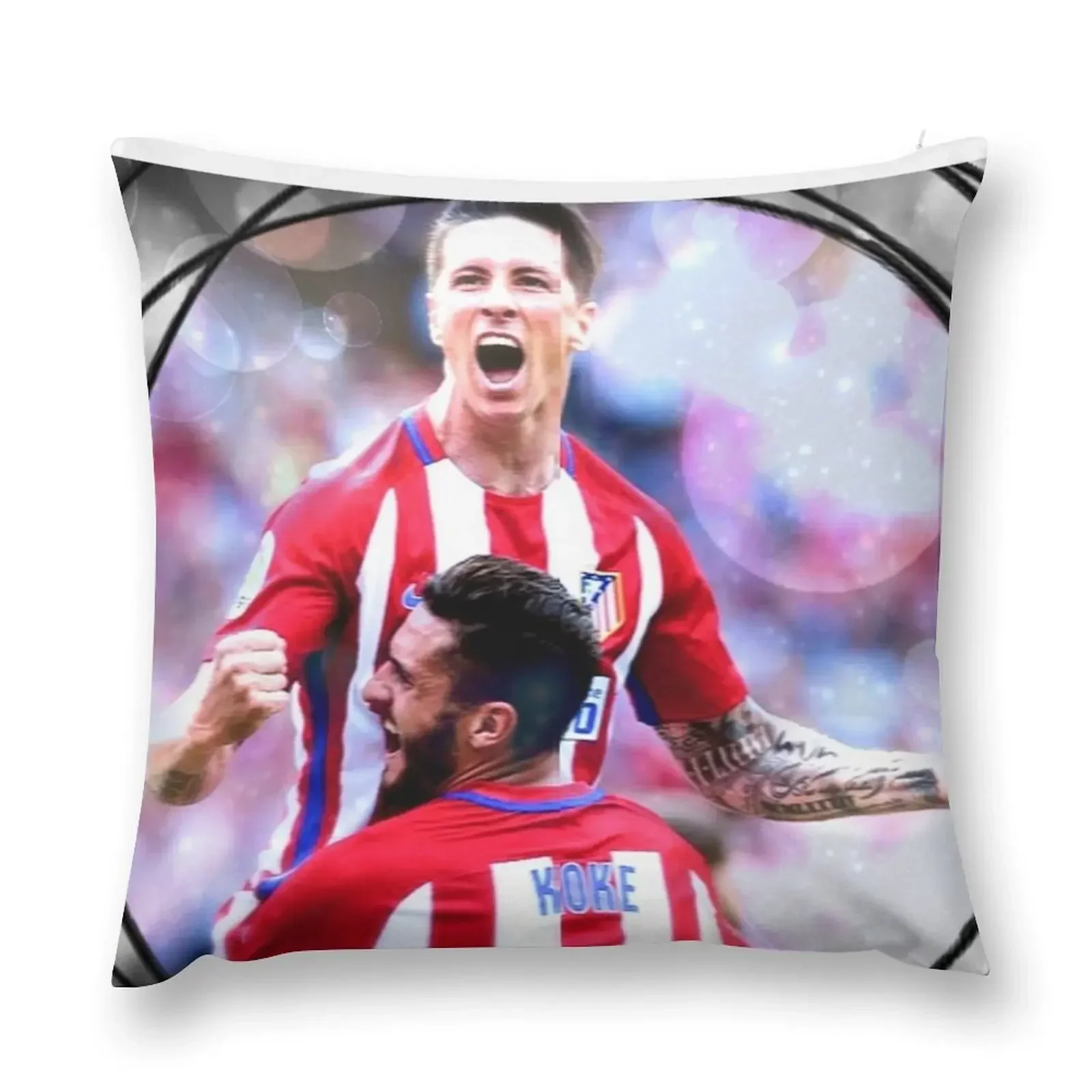 Koke and Torres Throw Pillow luxury home accessories home decor items pillow