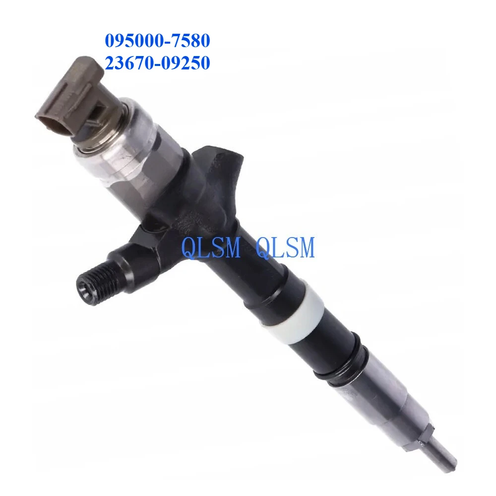 

4-Pack 095000-7580 23670-09250 Common Rail Diesel Injector Assembly for Toyota Corolla -