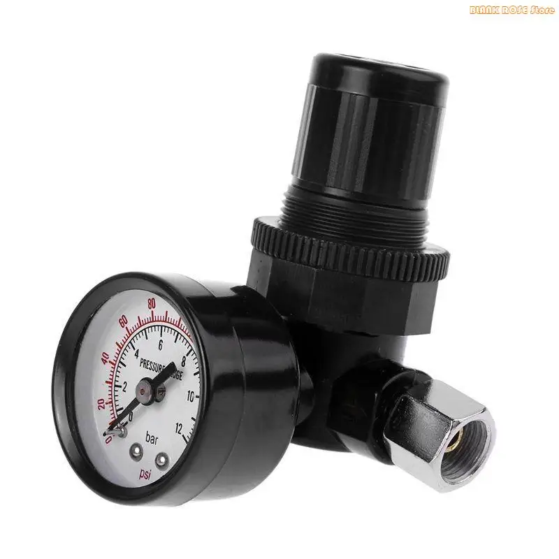 K1AE Pool Pressure Gauge Air Pressure Regulator Reducer 1/8 Inch NPT Adaptor