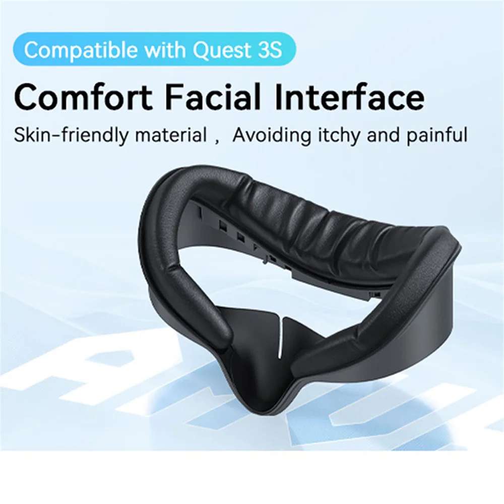 Дышащая маска для лица 6 в 1, чехол для Meta Quest 3, интерфейс для лица, легкая герметичная сменная накладка, обновленные аксессуары VR