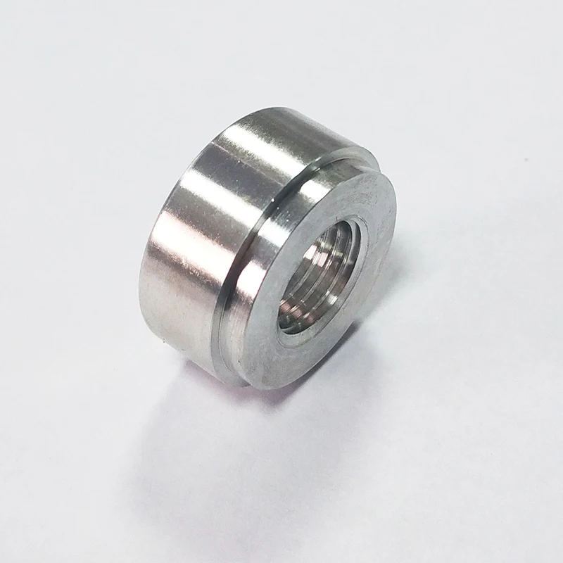 Aluminium Female Weld Nut Fitting Round Bung 1/4NPT 1/2NPT 3/8NPT 1/8NPT 3/4NPT M16X1.5 M18X1.5 for Welding