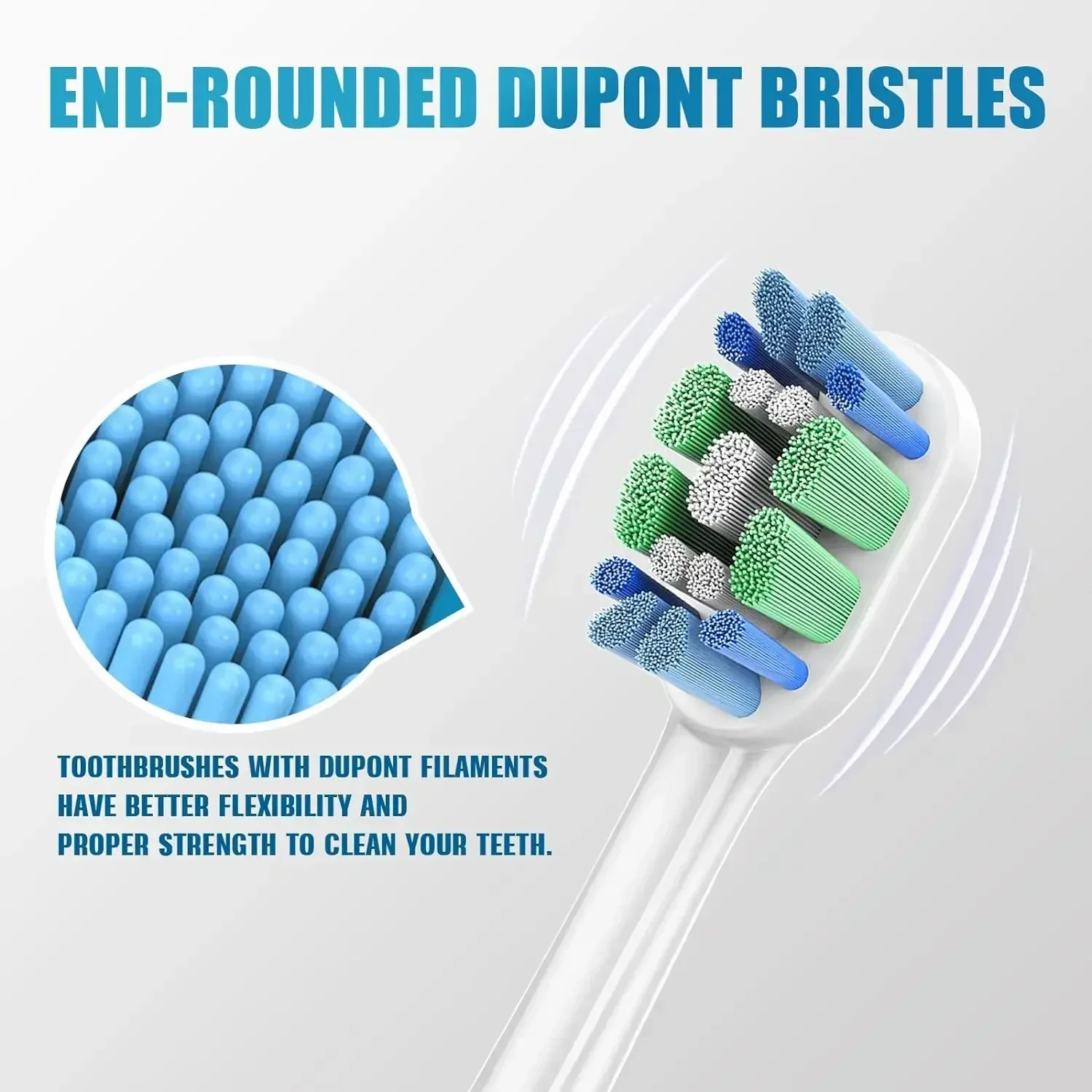 파이 립스 소닉 케어 교체용 칫솔 헤드, H9044/65X, H9054/65X, 4/8/12/16PC