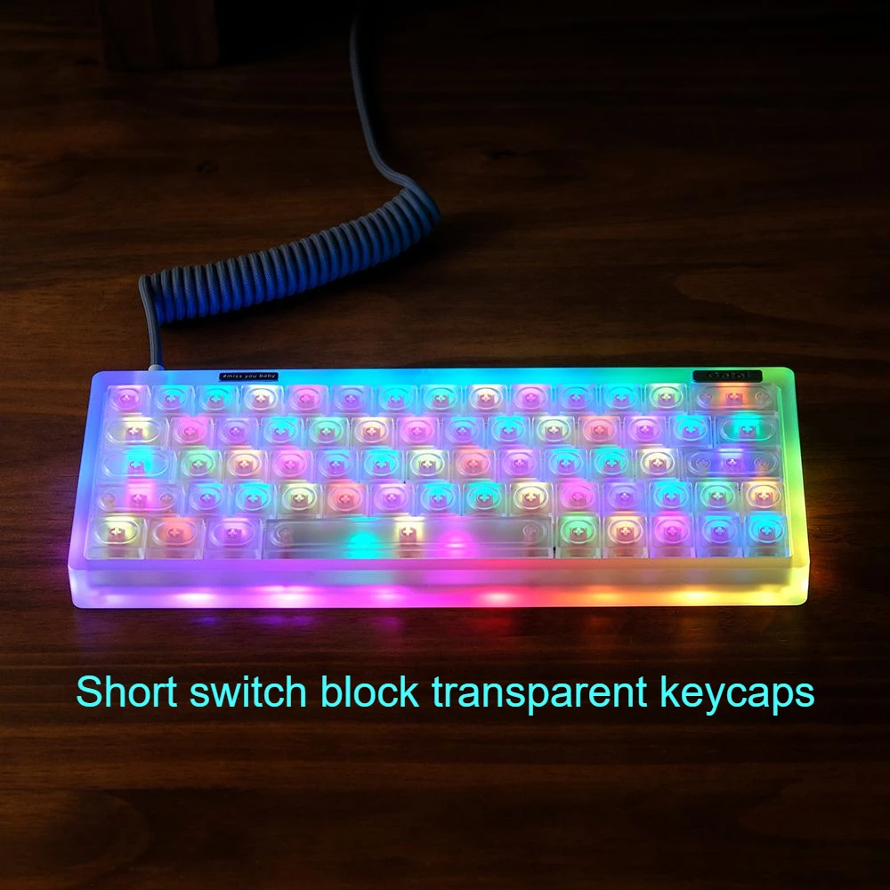 

Конструктор Keycap, игрушка, ретро, белый мрамор, черный, белый, сквозь Низкий Переключатель, ПК, прозрачный, не гравированный Keycap, 115 клавиш