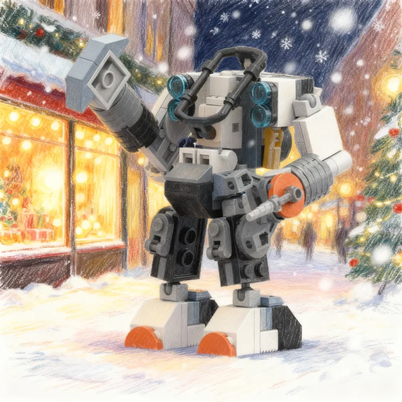 125pcs MOC 60428 Space Mech Mod City Street Display Building Blocks Assembly Pack Model Collectible XL Toy Gift For Collectors