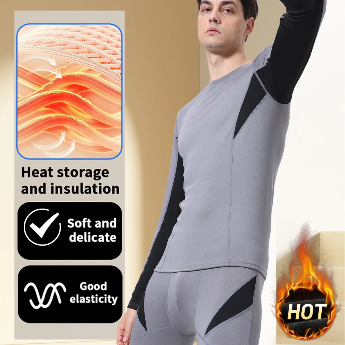 

Исполнительные представления 2025, зимние мужские комплекты для бега, теплая спортивная одежда, дышащий костюм для фитнеса для активного отдыха больших размеров