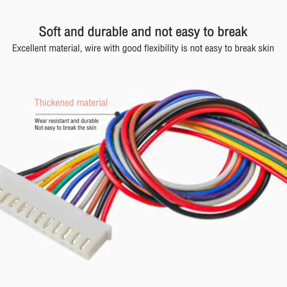 10PCS XH2.54 XH 2.54mm Wire Cable Connector 2/3/4/5/6/7/8/9/10 Pin Pitch Male Female Plug Socket 30cm Wire Length 26AWG