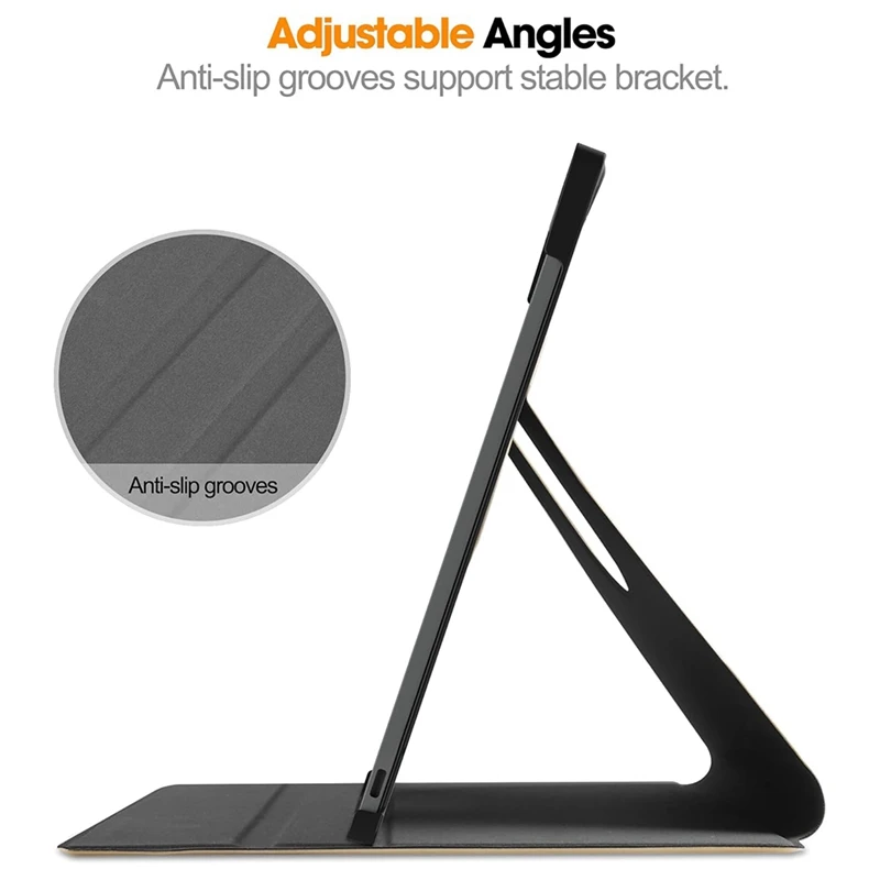 حافظة لهاتف Paper Pro مقاس 11.8 بوصة مع حامل قلم رصاص - 360 ° غطاء حامل واقي دوار