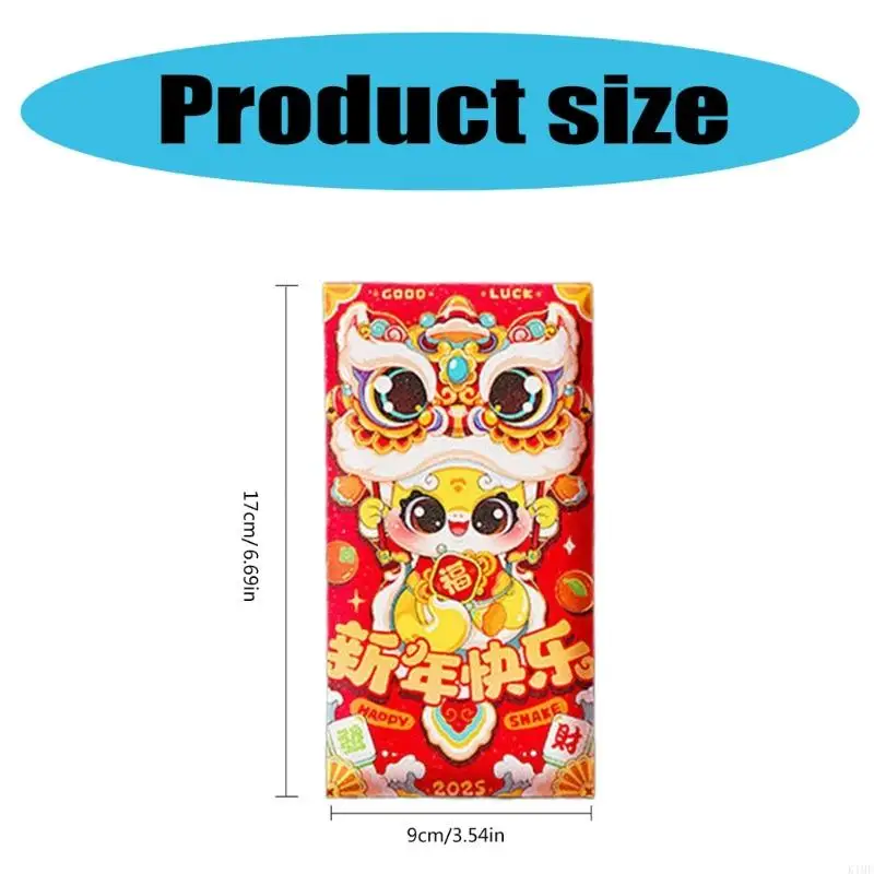 6pcs/4pcs Snake Year Rednes