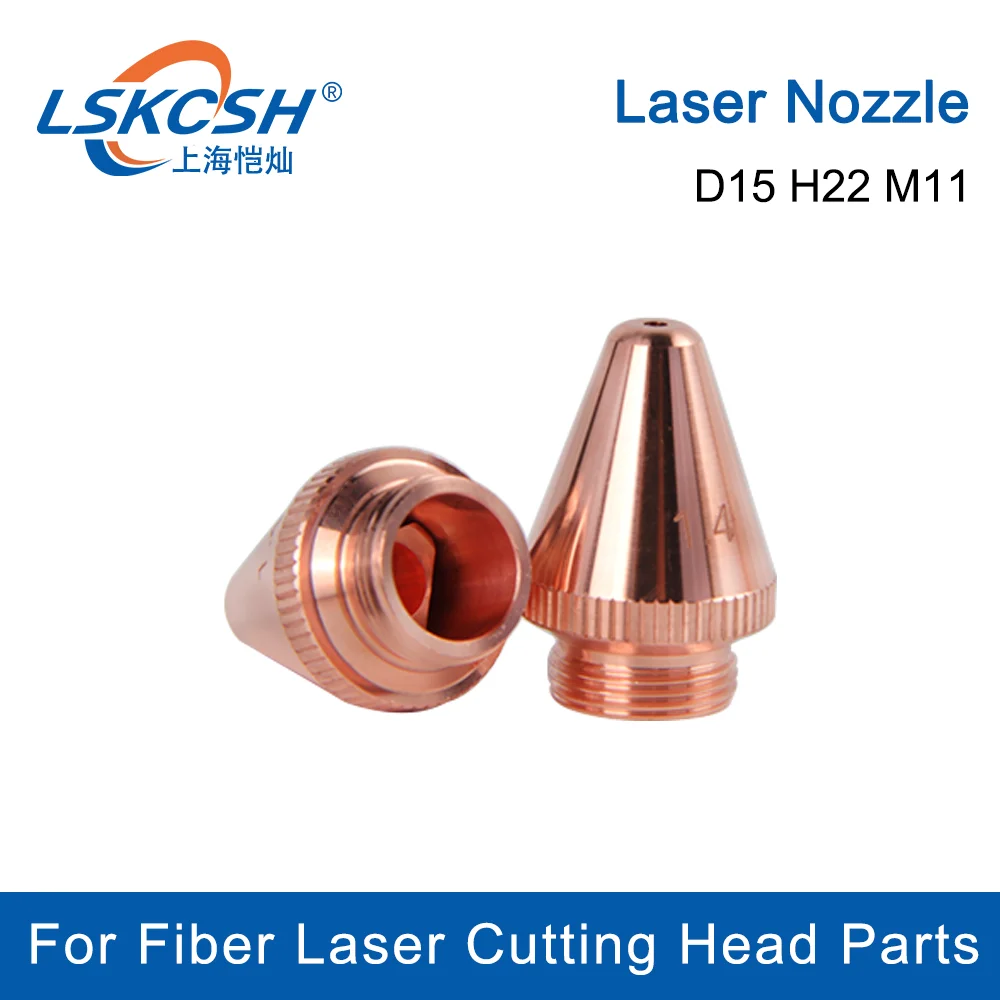 10PCS/lot Bevel Laser Cutting Head Tube Cut Copper Nozzle D15 M11 H22 For BOCI PT 3D Laser Cutter Machine Cutting Head