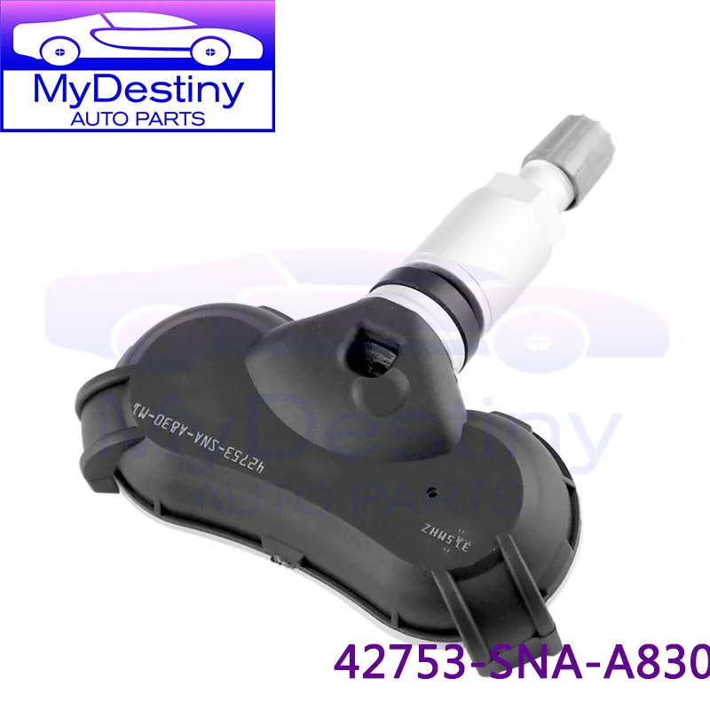 TPMS Tire Pressure Monitor Sensor for 2008-2016 Honda Civic Fit CR-Z Odyssey Element Insight 42753SNAA830M1 42753-SNA-A830