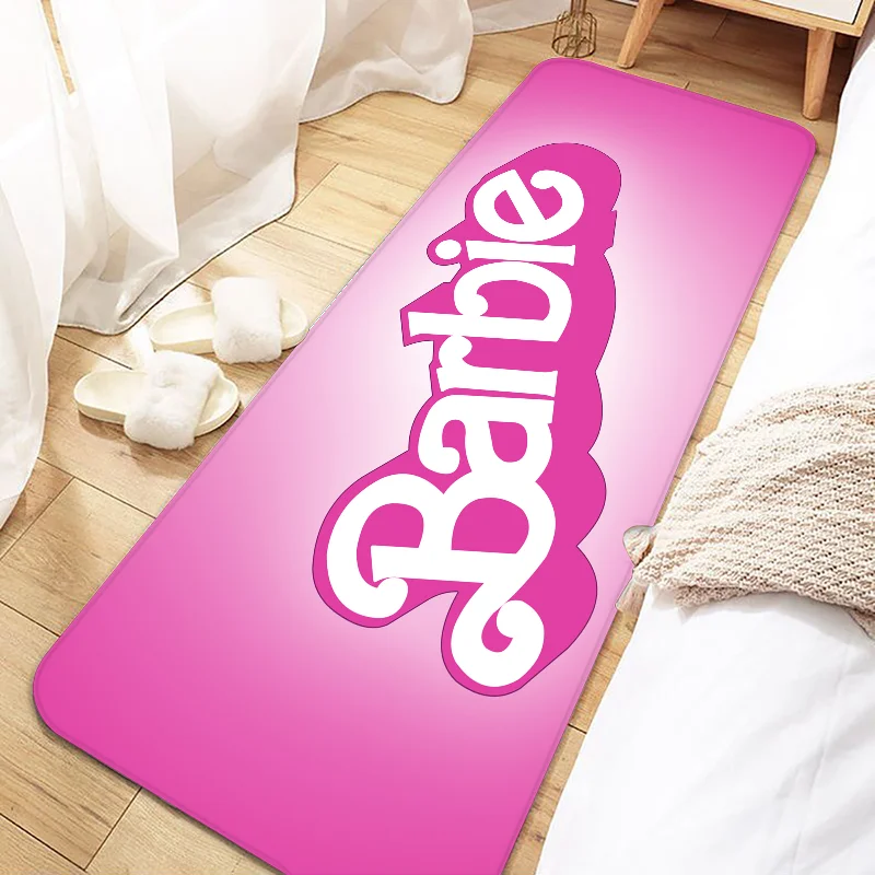 Fashion Cute Girl B-Barbies Entrance Non-slip Doormat Washable Kitchen Carpet Living Room Hallway Rugs Bathroom Bath Door Mats