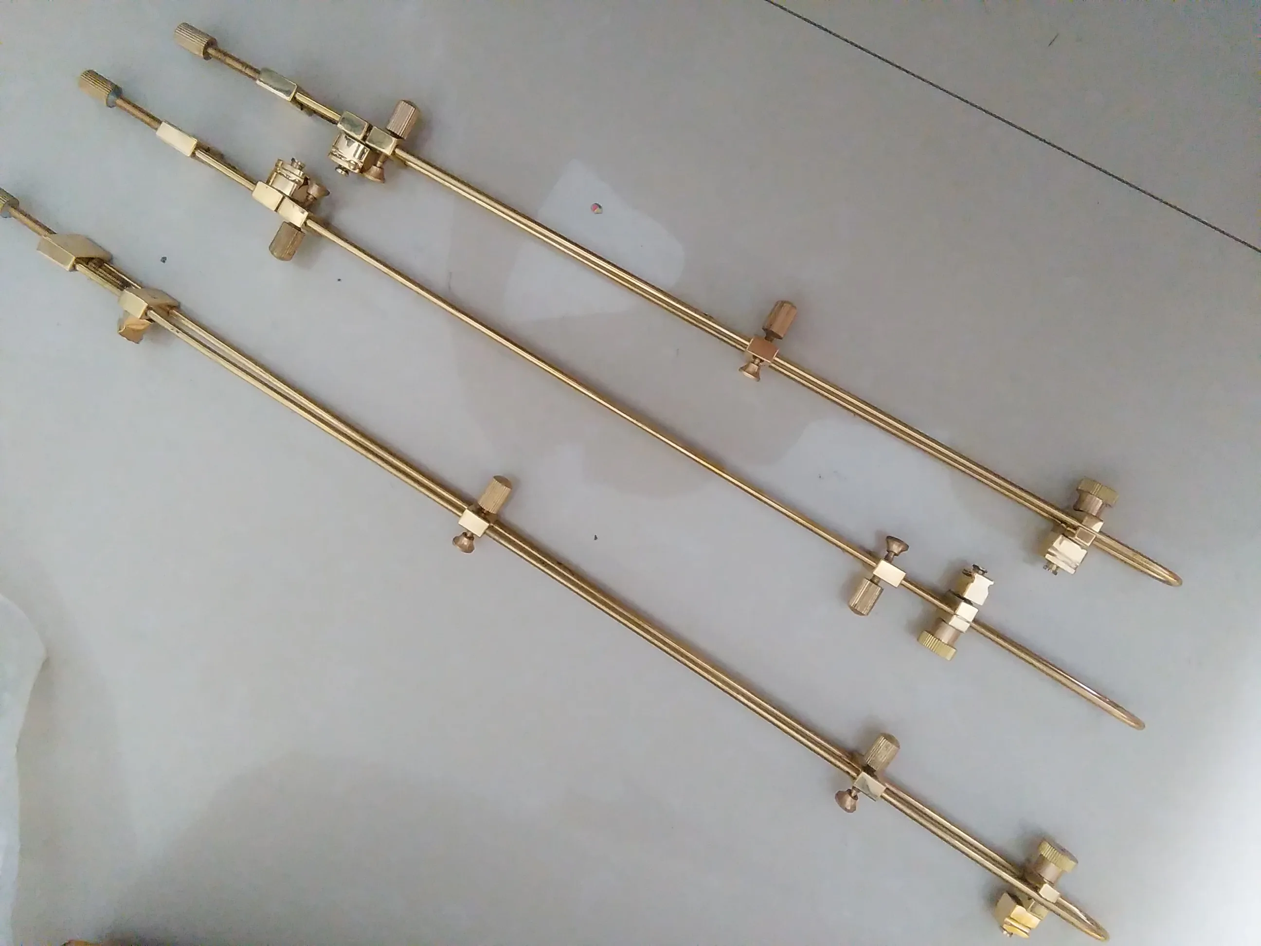 1Set Cello kuningan perbaikan penjepit retak alat Luthier Bass Bar Clamp dalam 2 jenis