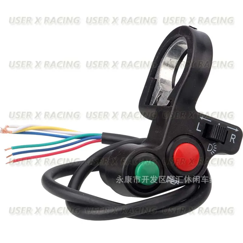 USERX Universal Motorcycle ATV Accessories Horn Turn Signal On/Off Switch suitable for most motorcycles  dirt Bike Sports ATV