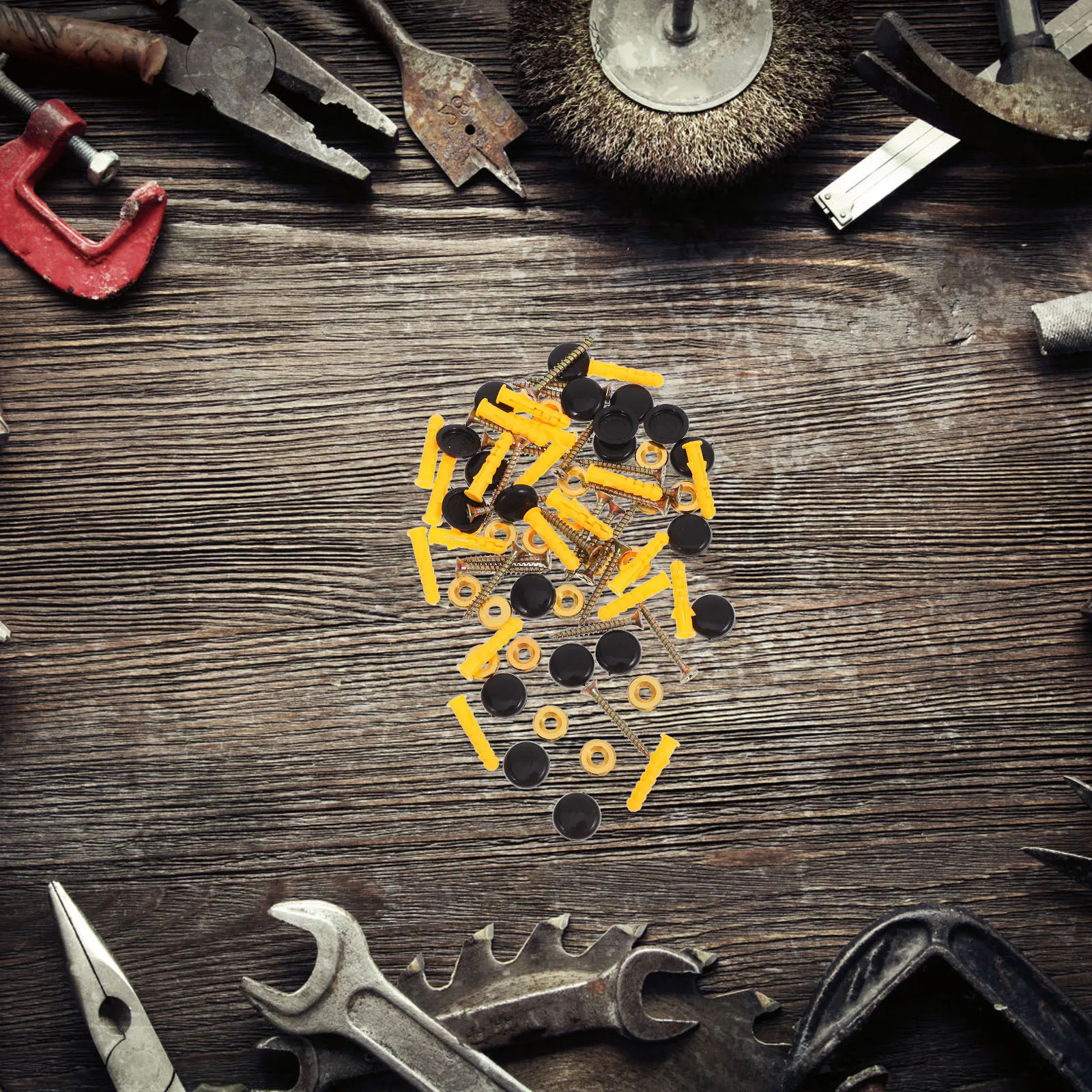 

20Sets Alloy Decorative Screws with Caps Aluminum Screw Covers for Mirror Tile Acrylic Panel Fixing Hardware Fasteners