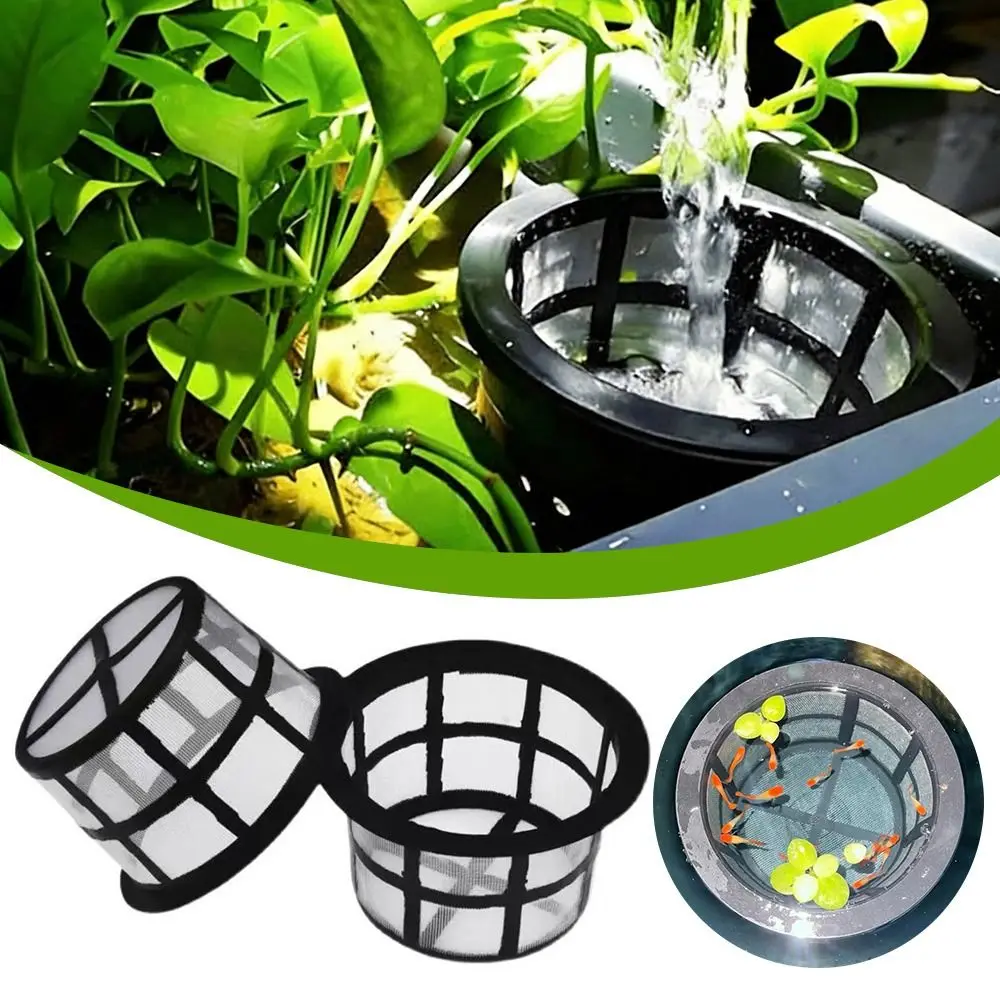 Large Capacity Fish Fry Cage Reusable Mesh Fish Fry Isolation Box Aquarium Filters