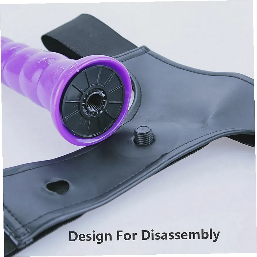 Ultra Elastic Harness Realistic Double Dildo Strapon Lesbian Strap On Dildo Adult Erotic Sex Toys For Women Couples - view 6
